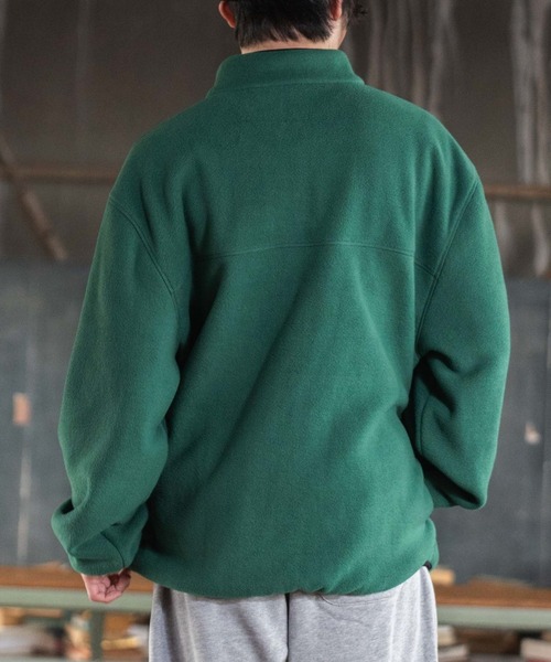 WEGO(ウィゴー)の「WEGO/フリーススナッププルオーバー(ブルゾン・メンズ・ブラック/ダークグリーン/パープル/アイボリー/ホワイト/その他1/その他2/ターコイズブルー/ピンク・MEDIUM/LARGE)」の14枚目の写真