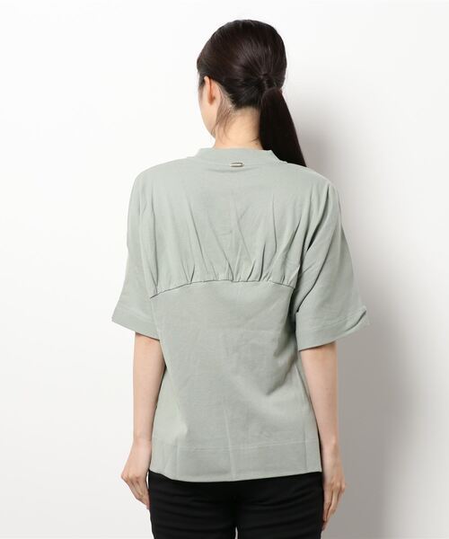 PICCIN（ピッチン）の「バックギャザープルオーバー（Tシャツ/カットソー・レディース・ベージュ/グリーン/レンガ・M）」の15枚目の写真