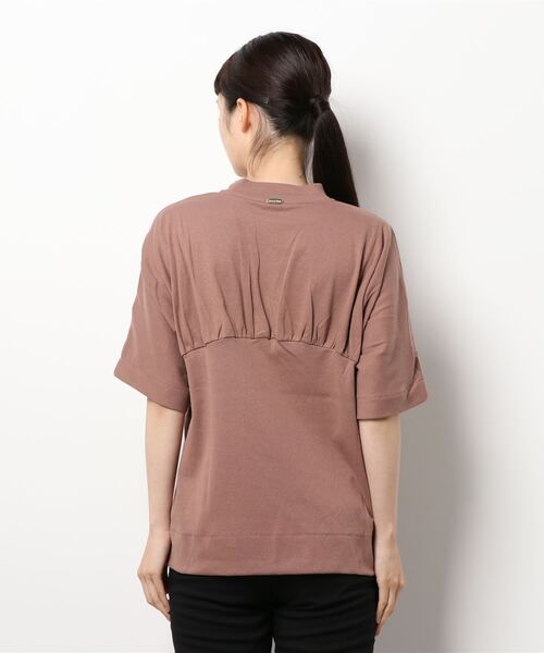 PICCIN（ピッチン）の「バックギャザープルオーバー（Tシャツ/カットソー・レディース・ベージュ/グリーン/レンガ・M）」の9枚目の写真