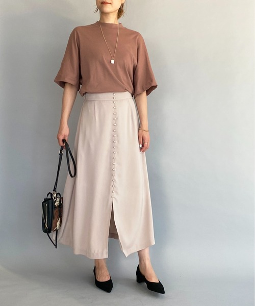 PICCIN（ピッチン）の「バックギャザープルオーバー（Tシャツ/カットソー・レディース・ベージュ/グリーン/レンガ・M）」の11枚目の写真