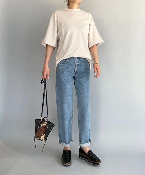 PICCIN（ピッチン）の「バックギャザープルオーバー（Tシャツ/カットソー・レディース・ベージュ/グリーン/レンガ・M）」の13枚目の写真