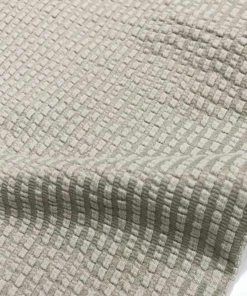 ADMIX/ATELIER SAB MEN（アドミックスアトリエサブメン）の「【Lounge wear】ビッグワッフル ／ モックネック オーバーサイズ　Tシャツ（Tシャツ/カットソー・メンズ・ブラック/ネイビー/ベージュ・48/50/52）」の7枚目の写真