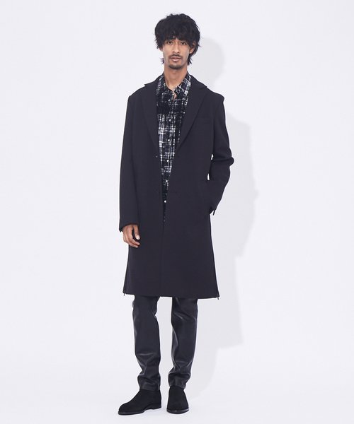 5351 POUR LES HOMMES(ゴーサンゴーイチプールオム)の「ブロークンフロッキー チェックシャツ(シャツ/ブラウス・メンズ・ブラック/ホワイト・46/48/50/44)」の3枚目の写真