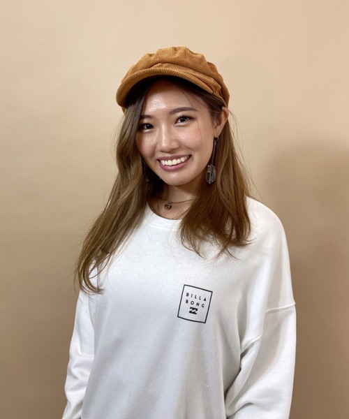 BILLABONG(ビラボン)の「BILLABONG/ビラボン ルーズシルエット バックプリントロゴトレーナー BB014-002(スウェット・レディース・ホワイト/ブラック/ベージュ・M/L)」の9枚目の写真