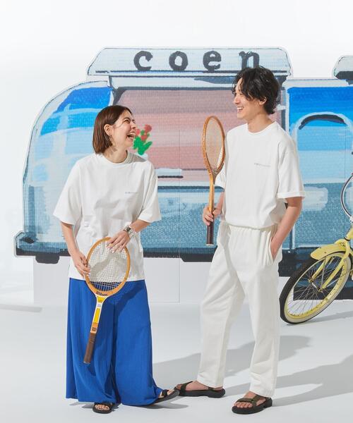 coen（コーエン）の「【ユニセックス】永井博×coen コラボTシャツ（Tシャツ/カットソー・メンズ・ホワイト・X-LARGE/MEDIUM/SMALL/LARGE）」の8枚目の写真