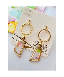 【零-Rei-】瞬きシリーズ 揺れる多角形ピアス(MA)