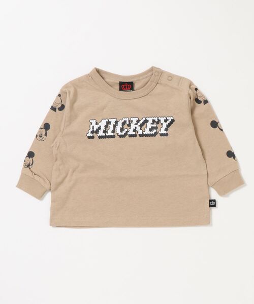 BABYDOLL(ベビードール)の「親子お揃い ディズニー 袖プリントロンT 5396K(Tシャツ/カットソー・キッズ・ホワイト/ストーン/グリーン系その他・90cm/110cm/100cm/130cm/150cm/80cm/120cm/140cm)」の2枚目の写真