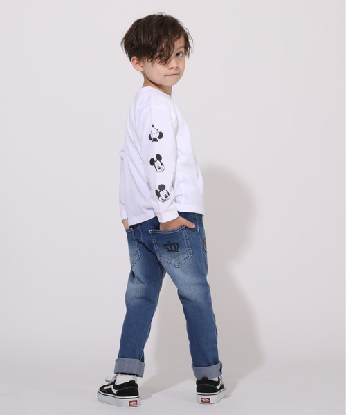 BABYDOLL(ベビードール)の「親子お揃い ディズニー 袖プリントロンT 5396K(Tシャツ/カットソー・キッズ・ホワイト/ストーン/グリーン系その他・90cm/110cm/100cm/130cm/150cm/80cm/120cm/140cm)」の9枚目の写真