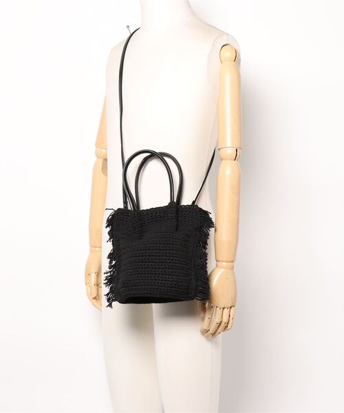 Laugoa（ラウゴア）の「BARRY（トートバッグ・レディース・ブラック/アイボリー・9）」の12枚目の写真