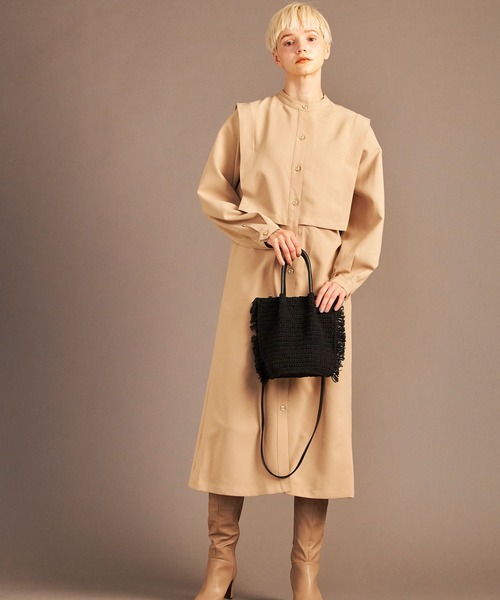 Laugoa（ラウゴア）の「BARRY（トートバッグ・レディース・ブラック/アイボリー・9）」の13枚目の写真