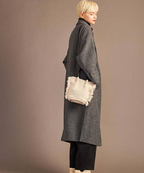 Laugoa（ラウゴア）の「BARRY（トートバッグ・レディース・ブラック/アイボリー・9）」の8枚目の写真