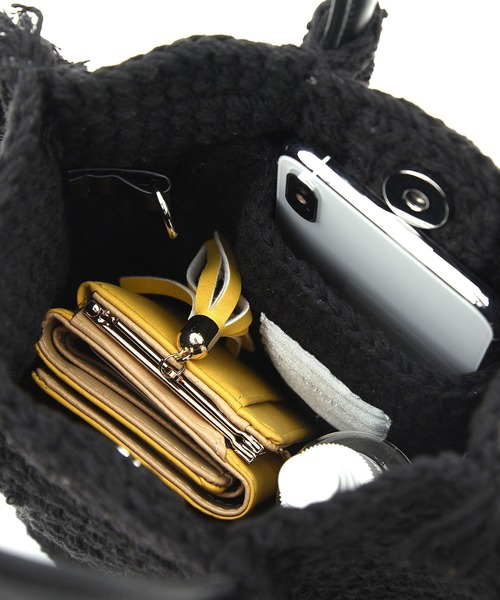 Laugoa（ラウゴア）の「BARRY（トートバッグ・レディース・ブラック/アイボリー・9）」の19枚目の写真