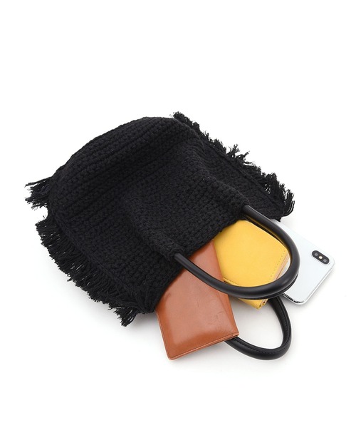 Laugoa（ラウゴア）の「BARRY（トートバッグ・レディース・ブラック/アイボリー・9）」の10枚目の写真