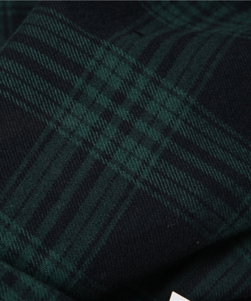 CIAOPANIC TYPY(チャオパニックティピー)の「チェックレギュラーシャツ(シャツ/ブラウス・レディース・ホワイト/グリーン/オフホワイト/ダークグリーン・SMALL/MEDIUM)」の7枚目の写真