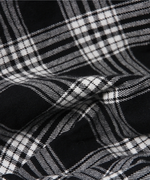 CIAOPANIC TYPY(チャオパニックティピー)の「チェックレギュラーシャツ(シャツ/ブラウス・レディース・ホワイト/グリーン/オフホワイト/ダークグリーン・SMALL/MEDIUM)」の8枚目の写真