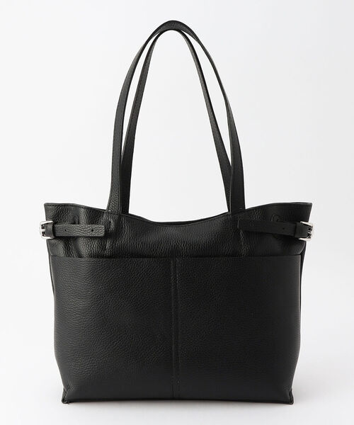 NOLLEY’S（ノーリーズ）の「【MORONERO/ モロネロ】サイドベルトトートバッグ（トートバッグ・レディース・ブラック/ベージュ・FREE）」の2枚目の写真