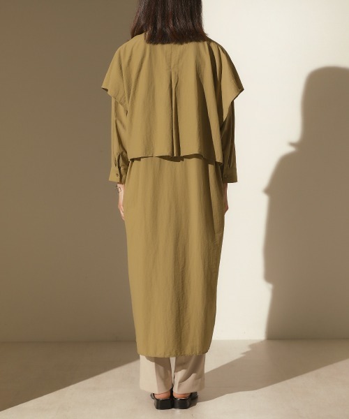 Bou Jeloud(ブージュルード)の「シャツレイヤードチュニック(チュニック・レディース・カーキ/A・38)」の8枚目の写真