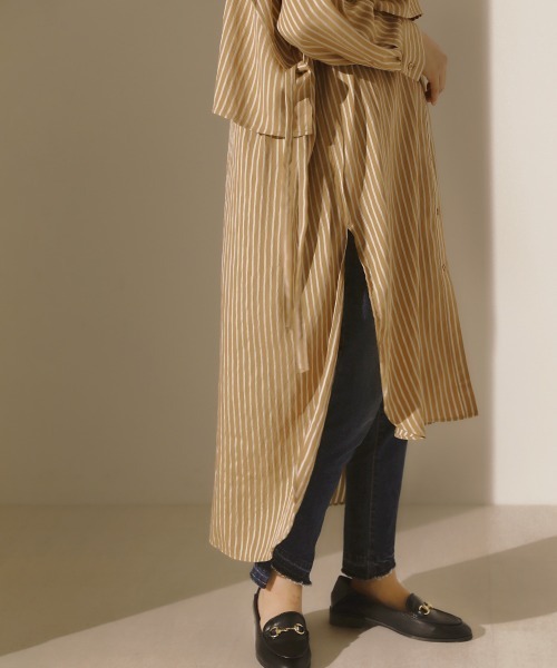 Bou Jeloud(ブージュルード)の「シャツレイヤードチュニック(チュニック・レディース・カーキ/A・38)」の11枚目の写真