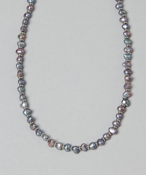 HARE(ハレ)の「ブラックパールネックレス(HARE)(ネックレス・メンズ・ブラック系その他・FREE)」の2枚目の写真