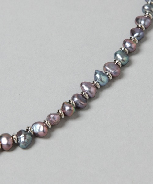 HARE(ハレ)の「ブラックパールネックレス(HARE)(ネックレス・メンズ・ブラック系その他・FREE)」の3枚目の写真