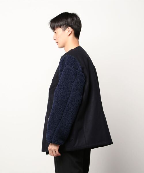 WHIZLIMITED（ウィズリミテッド）の「P JACKET（ノーカラージャケット・メンズ・ネイビー・MEDIUM/LARGE）」の6枚目の写真