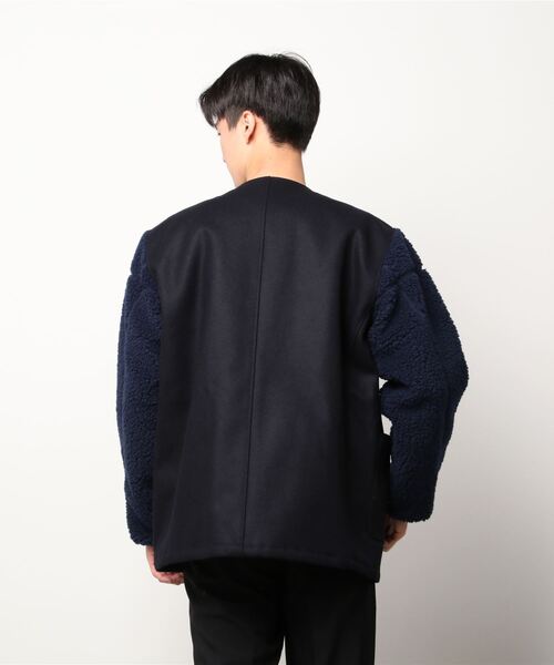 WHIZLIMITED（ウィズリミテッド）の「P JACKET（ノーカラージャケット・メンズ・ネイビー・MEDIUM/LARGE）」の5枚目の写真