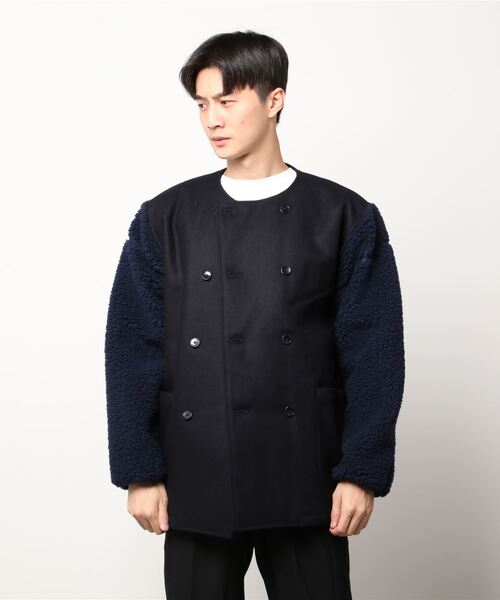 WHIZLIMITED（ウィズリミテッド）の「P JACKET（ノーカラージャケット・メンズ・ネイビー・MEDIUM/LARGE）」の2枚目の写真