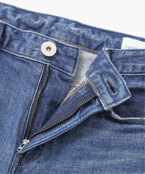 Spick & Span（スピックアンドスパン）の「【upper hights】別注THE BIRKIN◆（デニムパンツ・レディース・サックスブルー/コバルトブルー・23/22/24/25/26）」の10枚目の写真