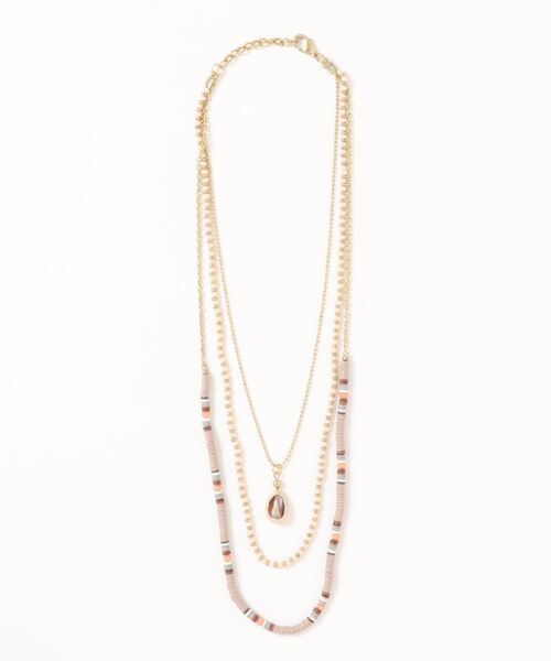 チャイハネ（チャイハネ）の「【チャイハネ】シンハ3連ネックレス（ネックレス・レディース・その他・FREE）」の2枚目の写真