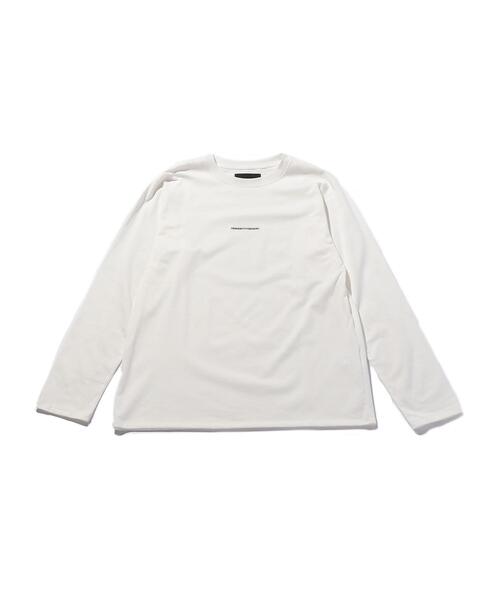DRESSEDUNDRESSED(ドレスドアンドレスド)の「<DRESSEDUNDRESSED> INVERT LOGO TXT LS T/カットソー(Tシャツ/カットソー・メンズ・ホワイト/ブラック・4/3)」の2枚目の写真
