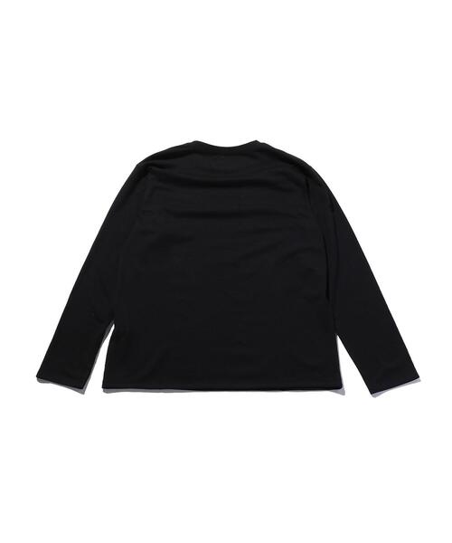 DRESSEDUNDRESSED(ドレスドアンドレスド)の「<DRESSEDUNDRESSED> INVERT LOGO TXT LS T/カットソー(Tシャツ/カットソー・メンズ・ホワイト/ブラック・4/3)」の9枚目の写真