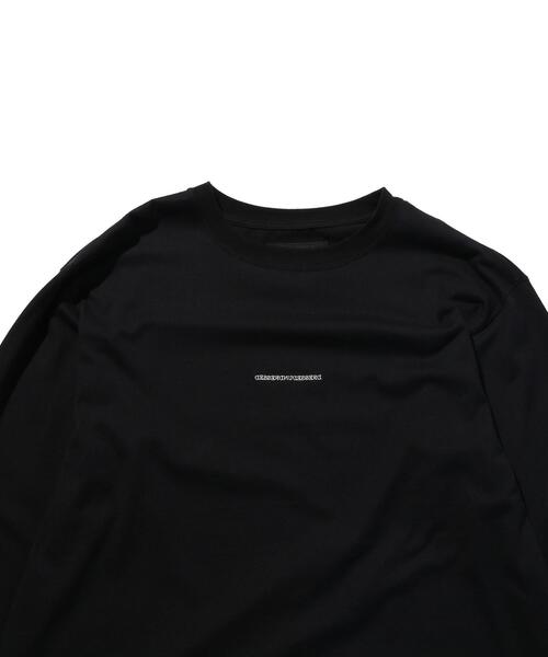 DRESSEDUNDRESSED(ドレスドアンドレスド)の「<DRESSEDUNDRESSED> INVERT LOGO TXT LS T/カットソー(Tシャツ/カットソー・メンズ・ホワイト/ブラック・4/3)」の5枚目の写真