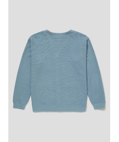 Design Tshirts Store graniph（デザイン　ティーシャツ　ストア　グラニフ）の「マスタッシュバリエーション｜フロントデザインカーディガン（カーディガン/ボレロ・メンズ・ブルー・SMALL/MEDIUM/LARGE）」の4枚目の写真