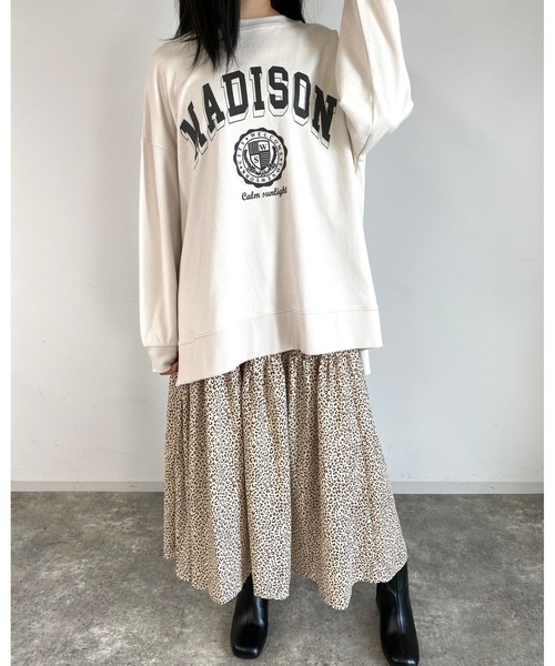 MLI'A（エムリア）の「アソート柄ロングスカート（スカート・レディース・アイボリー/ブルー系8/ブラウン/ブラック/ブラック系4・FREE）」の2枚目の写真