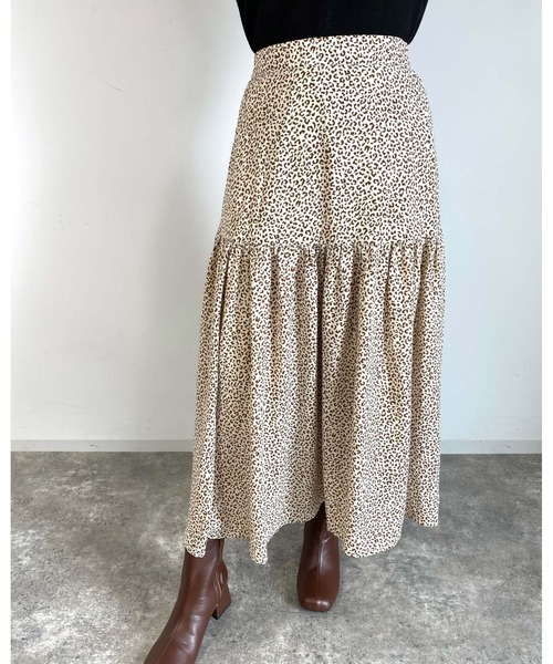 MLI'A（エムリア）の「アソート柄ロングスカート（スカート・レディース・アイボリー/ブルー系8/ブラウン/ブラック/ブラック系4・FREE）」の21枚目の写真