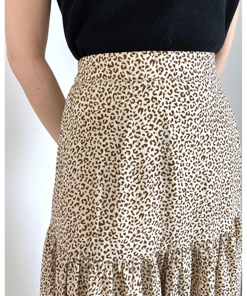 MLI'A（エムリア）の「アソート柄ロングスカート（スカート・レディース・アイボリー/ブルー系8/ブラウン/ブラック/ブラック系4・FREE）」の6枚目の写真