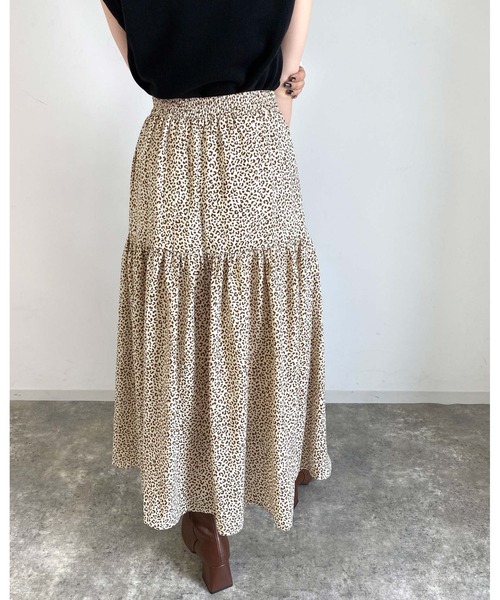 MLI'A（エムリア）の「アソート柄ロングスカート（スカート・レディース・アイボリー/ブルー系8/ブラウン/ブラック/ブラック系4・FREE）」の16枚目の写真