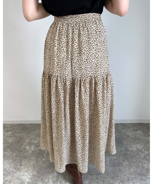 MLI'A（エムリア）の「アソート柄ロングスカート（スカート・レディース・アイボリー/ブルー系8/ブラウン/ブラック/ブラック系4・FREE）」の14枚目の写真