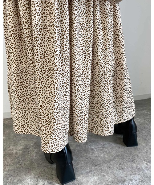 MLI'A（エムリア）の「アソート柄ロングスカート（スカート・レディース・アイボリー/ブルー系8/ブラウン/ブラック/ブラック系4・FREE）」の15枚目の写真