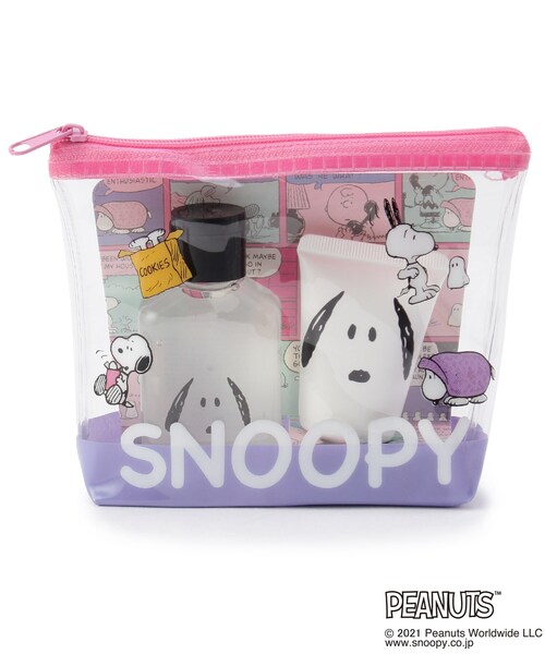 one'sterrace(ワンズテラス)の「SNOOPY ハンドケアセット(その他雑貨・レディース・ピンク/サックスブルー・99)」の3枚目の写真