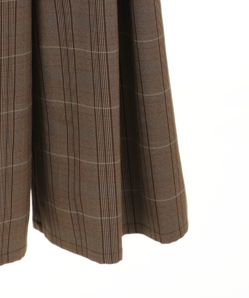 axes femme(アクシーズファム)の「チェック柄ワイドパンツ(その他パンツ・レディース・マスタード/チャコール/ブラウン・MEDIUM)」の10枚目の写真