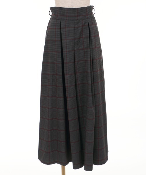 axes femme(アクシーズファム)の「チェック柄ワイドパンツ(その他パンツ・レディース・マスタード/チャコール/ブラウン・MEDIUM)」の21枚目の写真