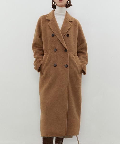 UNSPOKEN（アンスポクン）の「【UNSPOKEN】Double breasted mid-length coat UD20W051（その他アウター・レディース・ブラウン・M/S）」の11枚目の写真