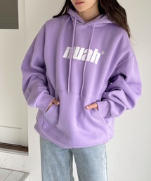 【muah muah/ムーアムーア】BALANCE MUAHLOGO OVERFIT HOODIE