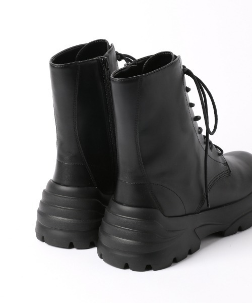 LOWRYS FARM（ローリーズファーム）の「レースアップブーツ  236933（ブーツ・レディース・ブラック・MEDIUM/LARGE）」の6枚目の写真