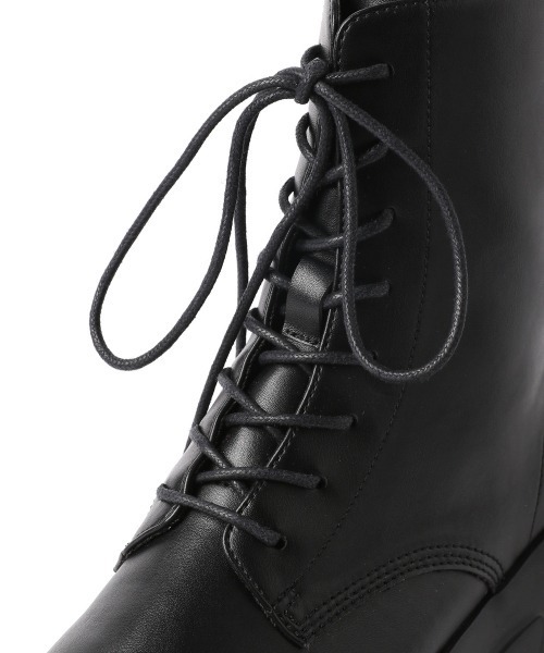 LOWRYS FARM（ローリーズファーム）の「レースアップブーツ  236933（ブーツ・レディース・ブラック・MEDIUM/LARGE）」の5枚目の写真