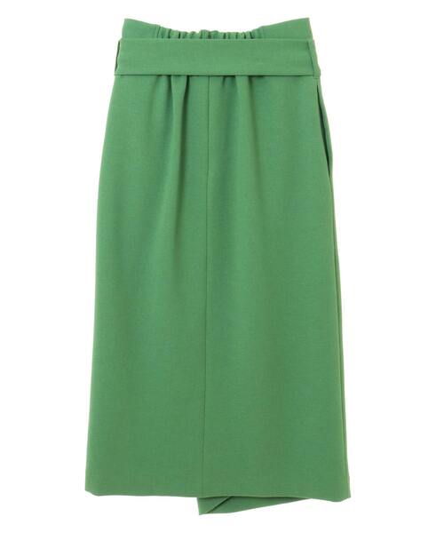 Tiara（ティアラ）の「ラップ風セミタイトスカート（スカート・レディース・ブラック/グリーン/キャメル・M/S）」の7枚目の写真