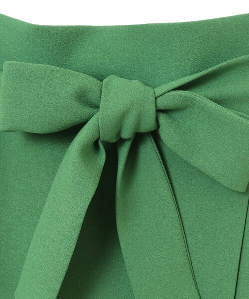 Tiara（ティアラ）の「ラップ風セミタイトスカート（スカート・レディース・ブラック/グリーン/キャメル・M/S）」の9枚目の写真