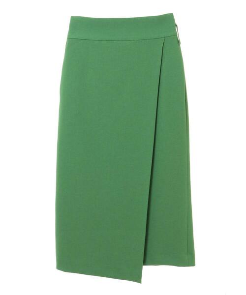 Tiara（ティアラ）の「ラップ風セミタイトスカート（スカート・レディース・ブラック/グリーン/キャメル・M/S）」の13枚目の写真