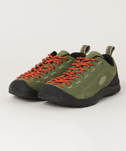 KEEN - KEEN CAPULET OLIVE  24.5㎝ Keen Women's JASPER Sneakers in Capulet Olive/Black KEEN